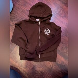 Esx brown salty vibes sweatshirt